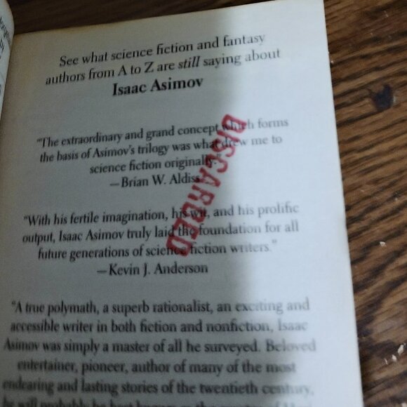 I, Robot (Isaac Asimov) Movie Tie-in Paperback Book - Picture 5 of 5